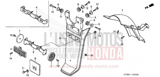 GARDE-BOUE ARRIERE PK50MN de 1992